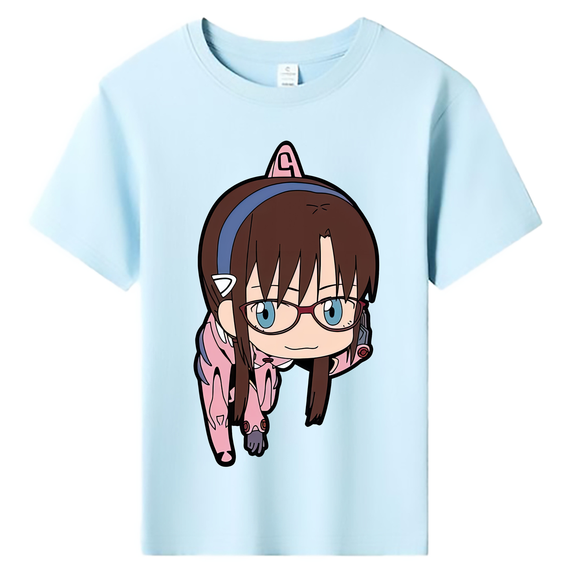（画像用） EVA 新世紀エヴァンゲリオン 綿100％キッズTシャツ（フロントプリント）